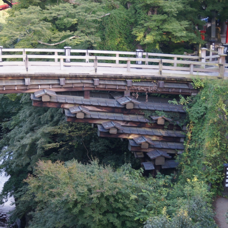 Древний мост Сарухаси в г.Оцуки; Яманаси