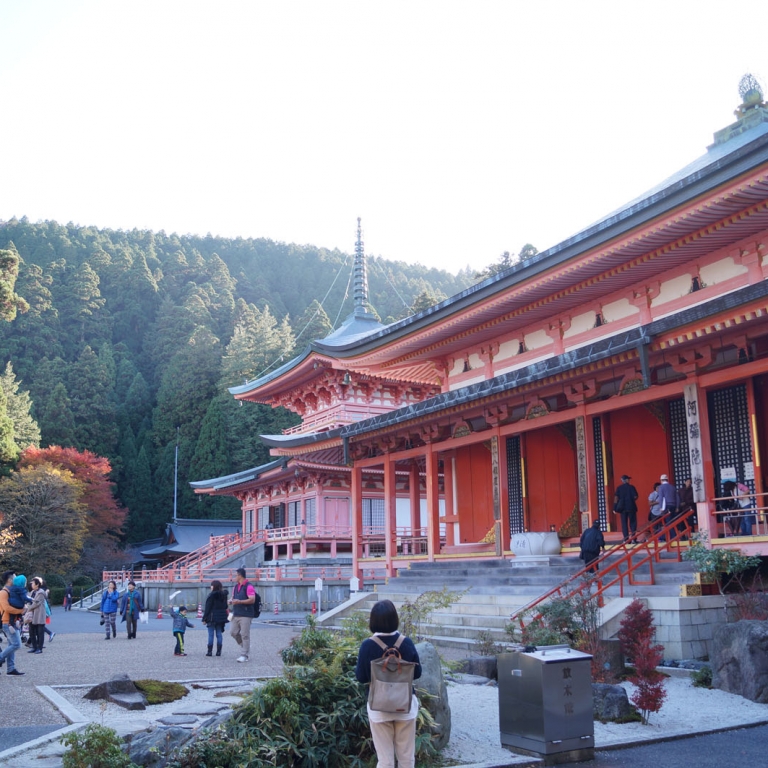 Одна из святынь буддизма Японии - комплекс храмов ЭнрякуДзи; Сига
