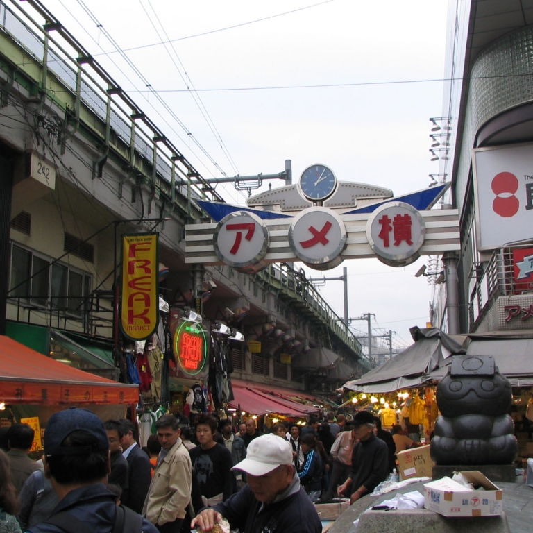 АмэЁко - калоритнейший вещевой рынок столицы; Токио